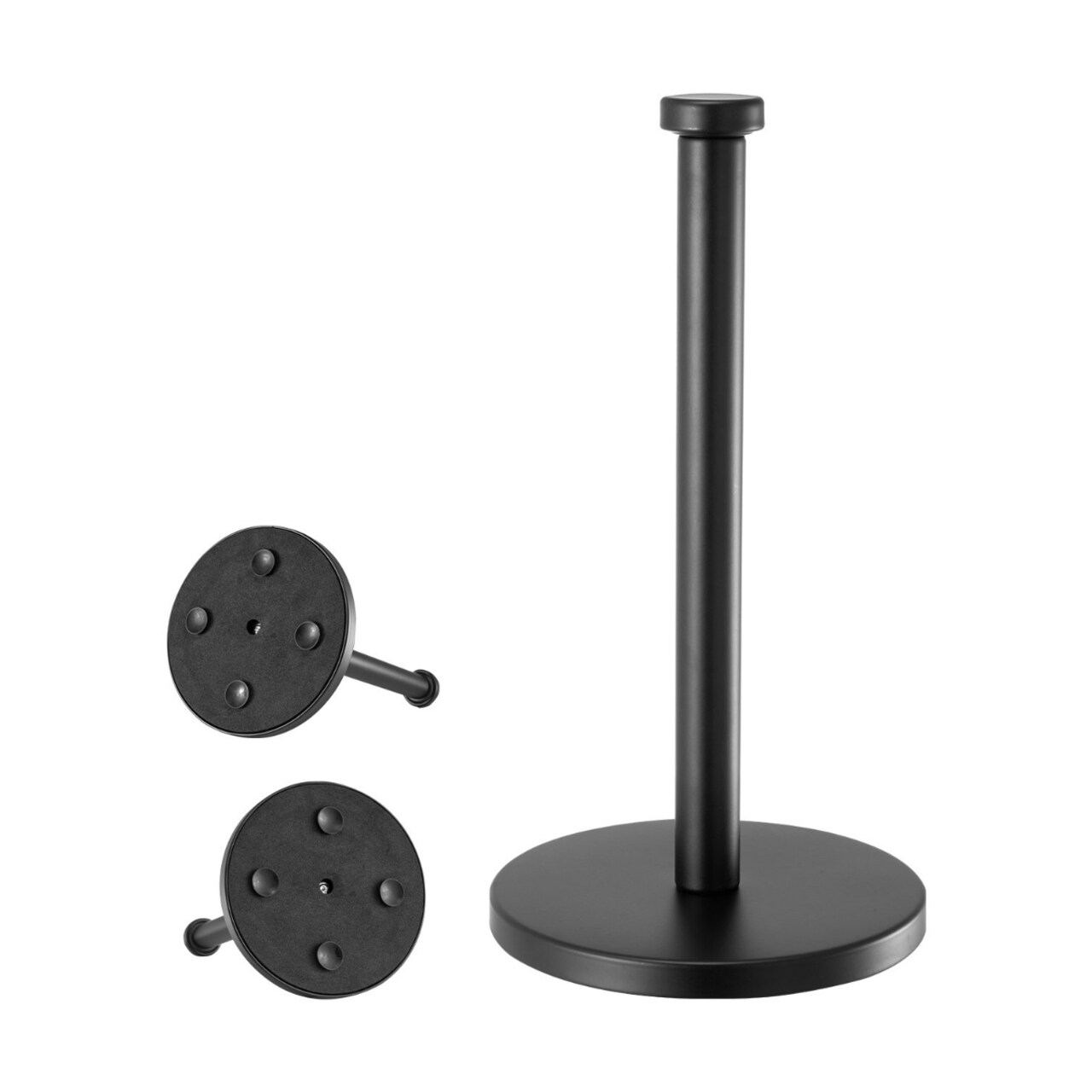 Stainless Steel Paper Towel Holder Countertop with Weighted Base